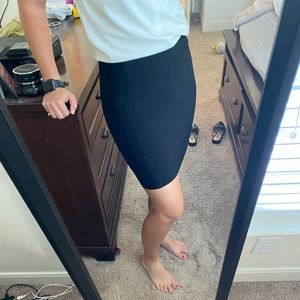 BCBGMaxAzria Black Pencil Skirt